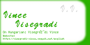 vince visegradi business card